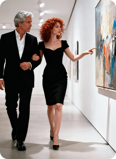 Mann und Frau Sugar Daddy und Sugar Baby